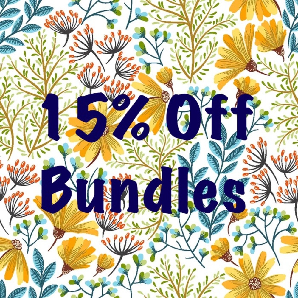 15% Off Bundles of 2 or More Items